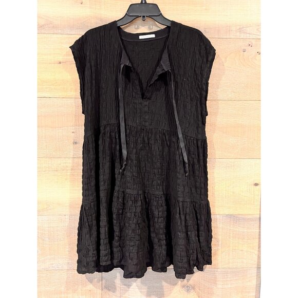 Robin Piccone  Fiona Tiered black Dress size XS - Picture 4 of 9